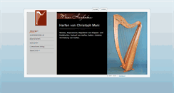 Desktop Screenshot of mani-harfenbau.ch